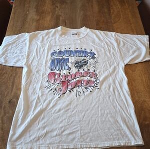 George Jones “No Show Jones” 1999 Country Music Tour T-Shirt XL